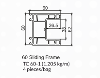 60mm Sliding Window & Door Series