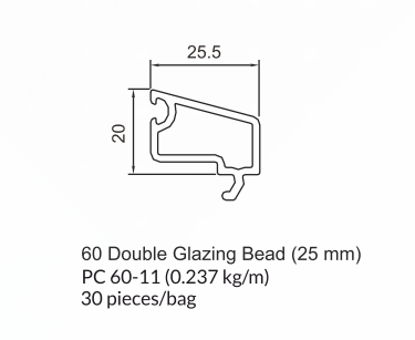 60mm Casement Window Series