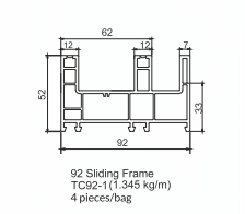 92mm Sliding Window & Door Series