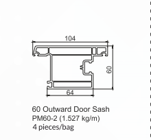 60mm Casement Door Series