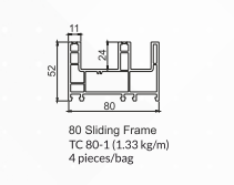 80mm Sliding Window & Door Series