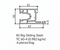 60mm Sliding Window & Door Series