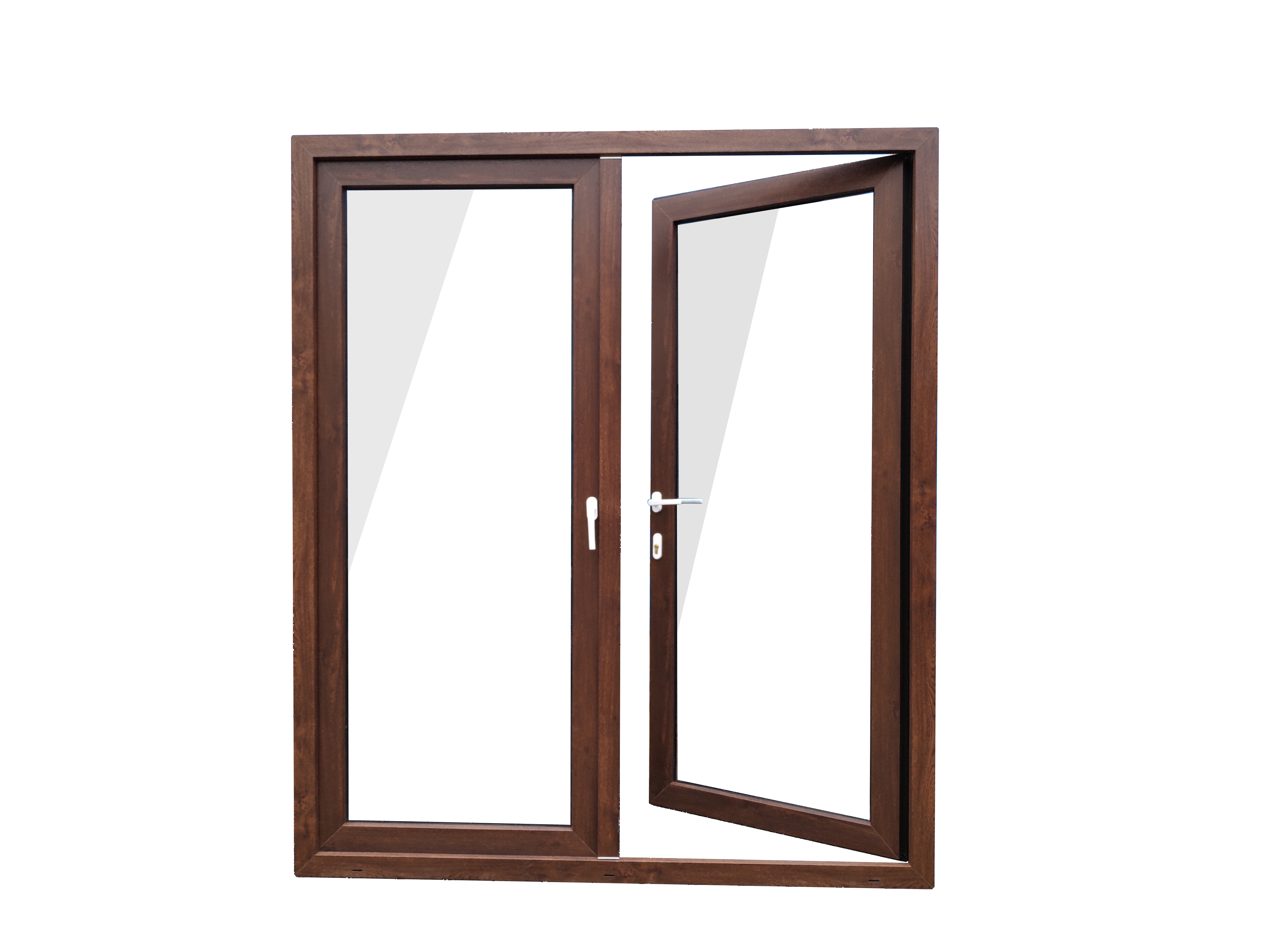 Walnut Laminated Casement Door