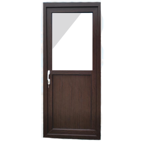 Dark Oak Laminated Hinged Door
